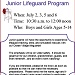 Jr. Lifeguard Flyer 2018